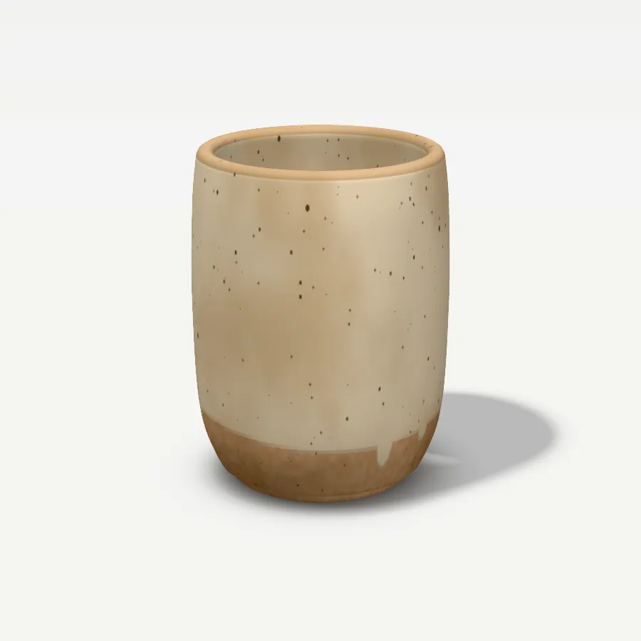 Becher ohne Henkel Yunomi 250 ml, Glasur Sandmatt