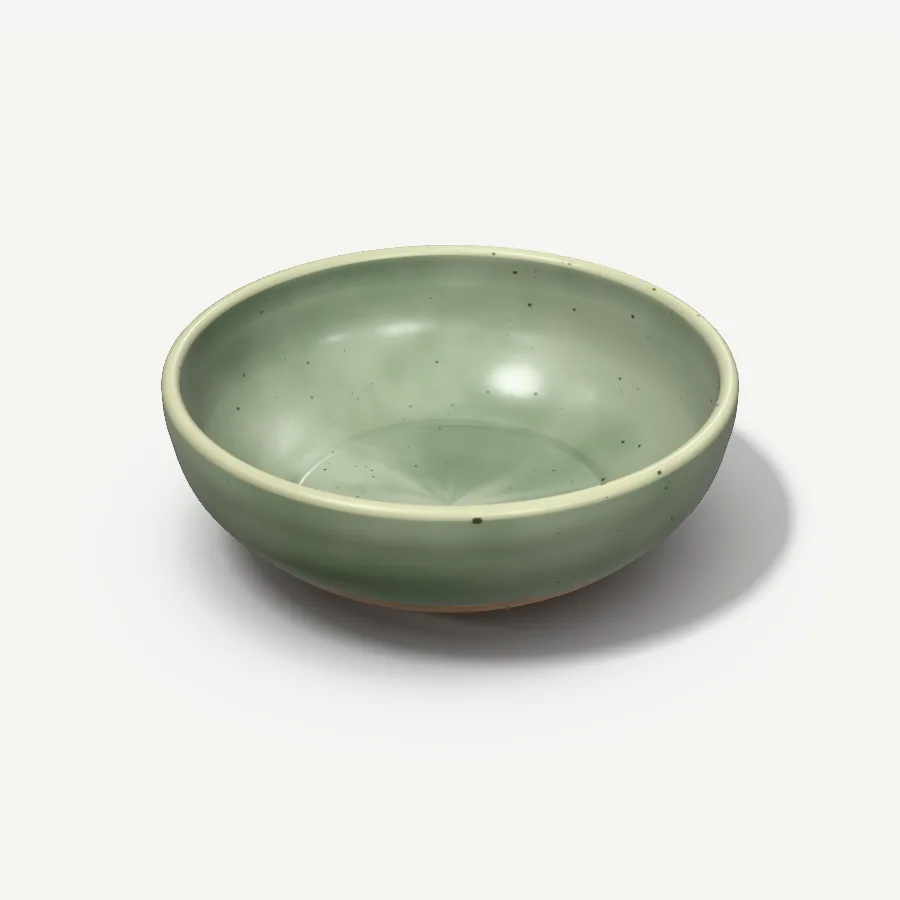 Buddha Bowl 750 ml, Glasur Salbeigrün