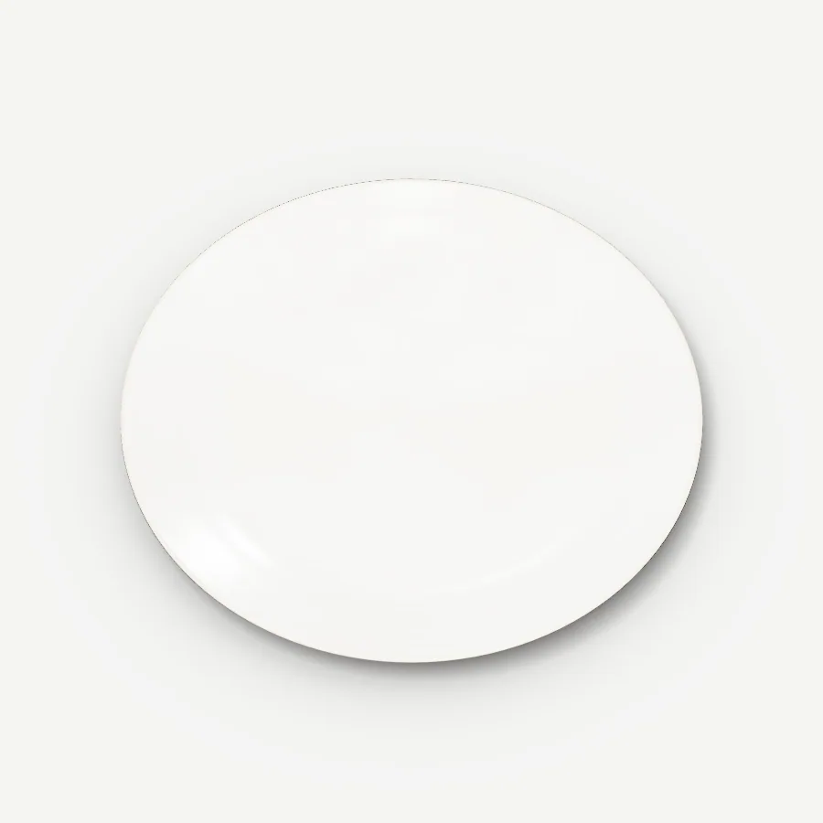 Porzellan-Speiseteller 27 cm, Glasur Porzellanweiß