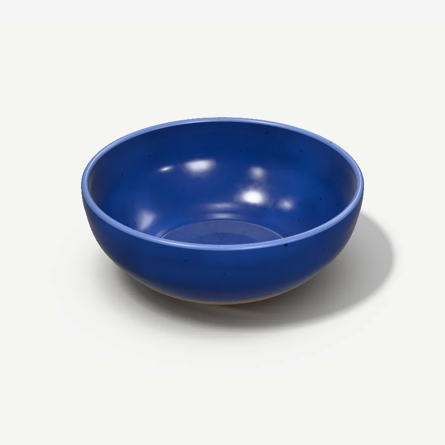 Servierschüssel 22 cm, Glasur Kobaltblau