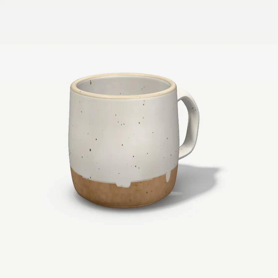 Tasse Atelier 320 ml, Glasur Milchweiß