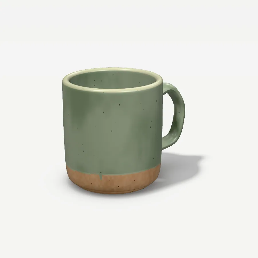 Tasse Hain 250 ml, Glasur Salbeigrün