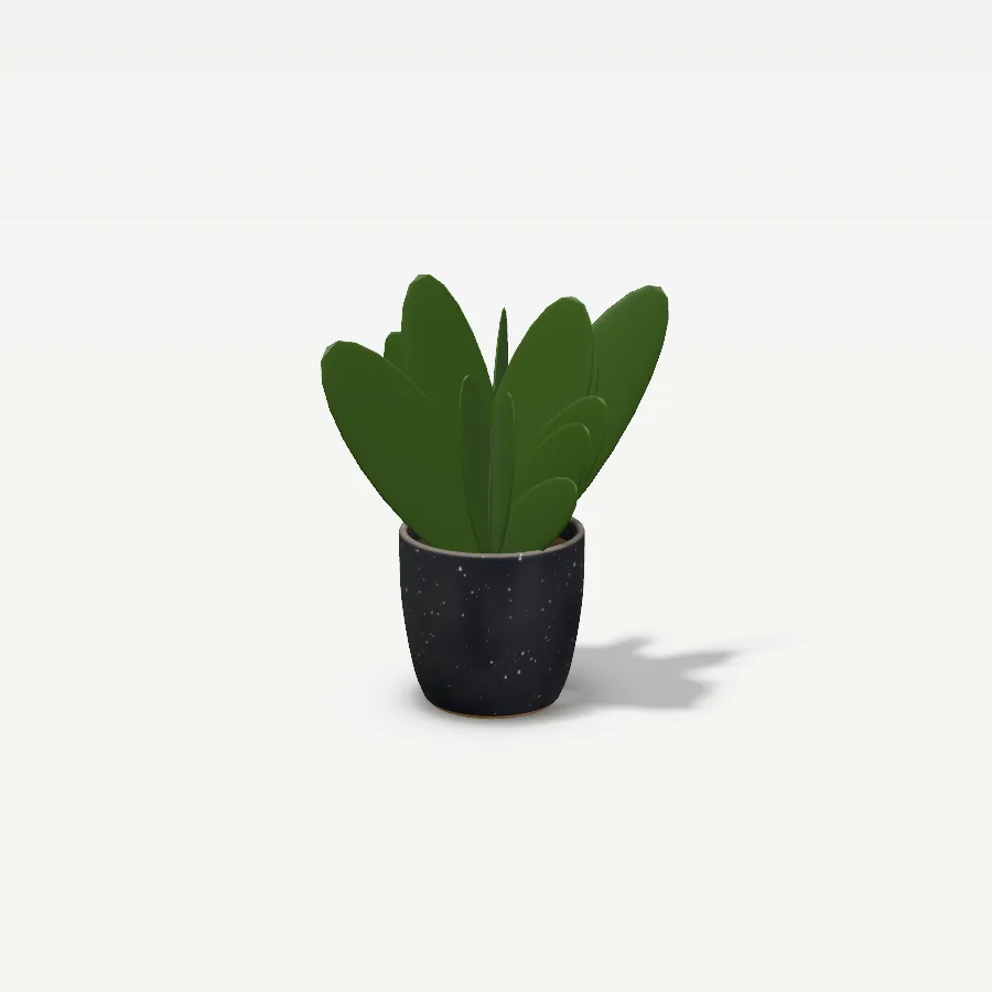 Übertopf 18 cm, Glasur Graphit gesprenkelt